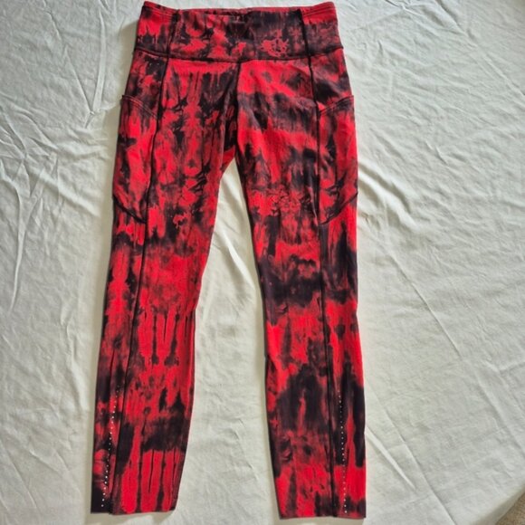 Lululemon Athletica Fast And Free High Rise Running Tight Raw Hem - Picture 5 of 6